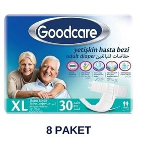 Goodcare XL 8x30'lu Belbantlı Yetişkin Hasta Bezi