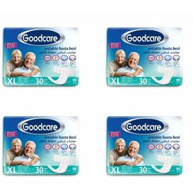 Goodcare Yetişkin Bel Bantlı Tekstil Yüzey Ekstra Büyük Boy XL 30'lu 4 Paket Hasta Bezi
