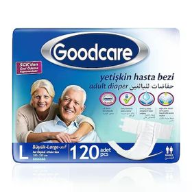 Goodcare Yetişkin Bel Bantlı Tekstil Yüzey Large 120 Adet Hasta Bezi
