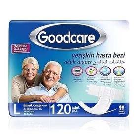 Goodcare Yetişkin Bel Bantlı Tekstil Yüzey Large 120 Adet Hasta Bezi