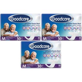 Goodcare Yetişkin Bel Bantlı Tekstil Yüzey Medium 30x3 Adet Hasta Bezi