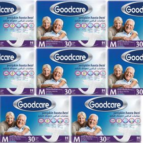 Goodcare Yetişkin Bel Bantlı Tekstil Yüzey Medium 30x8 Adet Hasta Bezi