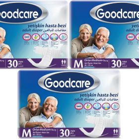 Goodcare Yetişkin Bel Bantlı Tekstil Yüzey Medium 90 Adet Hasta Bezi