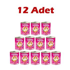 Goody 12x400 gr Kuzu Pirinçli Yetişkin Kedi Konservesi