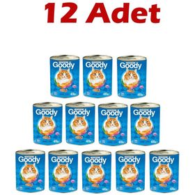 Goody 12x400 gr Somonlu Yetişkin Kedi Konservesi