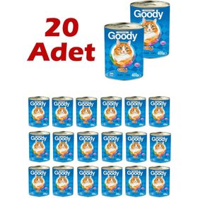 Goody 20x400 gr Somonlu Yetişkin Kedi Konservesi