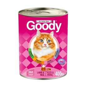 Goody 400 gr Kuzu Etli Pirinçli Kedi Konservesi
