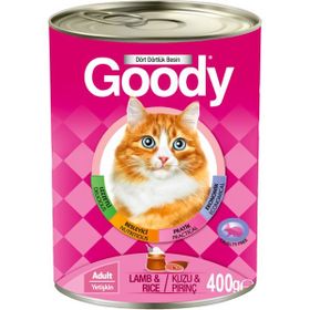Goody 400 gr Kuzu Pirinçli Yetişkin Kedi Konservesi