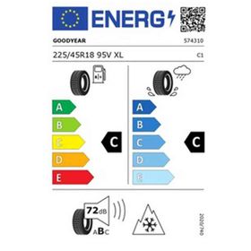 Goodyear 225/45 R18 95V XL UltraGrip Performance + FP RFT Kış Lastiği