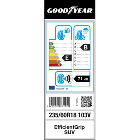 Goodyear 235/60 R18 103V EfficientGrip FP SUV Yaz Lastiği