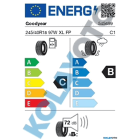 Goodyear 245/40 R18 97W XL FP Vector 4 Seasons Gen-3 Dört Mevsim Lastiği