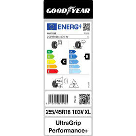 Goodyear 255/45 R18 103V Xl Ultragrip Performance+ Fp Kış Lastiği