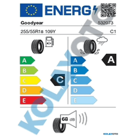 Goodyear 255/55 R18 109Y XL Eagle F1 Asymmetric 3 SUV Yaz Lastiği
