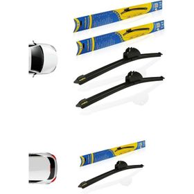 Goodyear Audi A3 Supermute Ön ve Arka 3'lü 2008-2013 Coupe / Cabrio 600 mm + 480 mm + 350 mm Muz Silecek Takımı