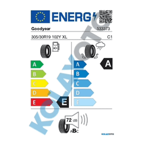 Goodyear Eagle F1 Asymmetric 2 305/30 R19 102Y XL FP Yaz Lastiği Üretim Yılı: 2021