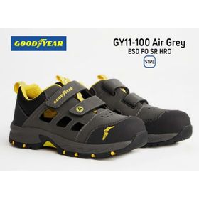 Goodyear GY11-100 Air Grey ESD FO SR HRO S1PL Siyah İş Ayakkabısı