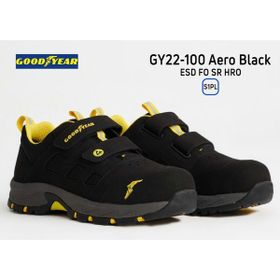 Goodyear GY22-100 Aero Black ESD FO SR HRO S1PL Siyah İş Ayakkabısı
