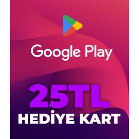 Google Play 25 TL Hediye Kartı