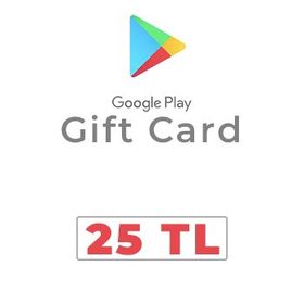 Google Play 25 TL Hediye Kodu