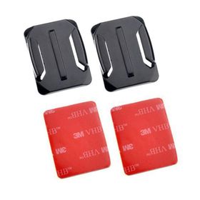 GoPro Uyumlu 2 Oval Kavisli 3M Yapışkanlı Bağlantı Aparatı