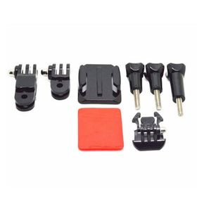 GoPro Uyumlu 3 Yollu Eğimli Kask Bağlantı Seti