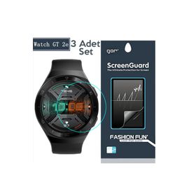 Gor Huawei Watch GT2E Darbe Emici Ekran Koruyucu 3 Adet Set