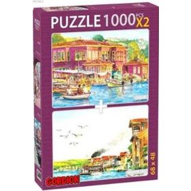 Gordion Çengelköy Kuzguncuk Sahili 2x1000 Parça Puzzle
