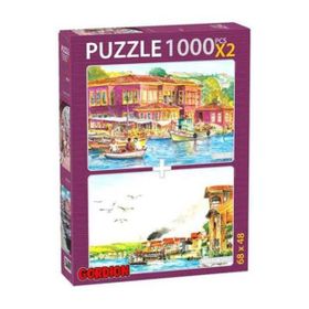 Gordion Çengelköy Kuzguncuk Sahili 2x1000 Parça Puzzle