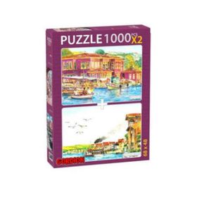 Gordion Çengelköy Kuzguncuk Sahili 2x1000 Parça Puzzle