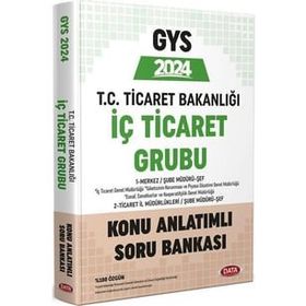 Görevde Yükselme Data Yayınları GYS Ticaret Bakanlığı İç Ticaret Grubu Konu Anlatımlı Soru Bankası