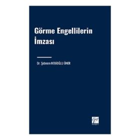 Görme Engellilerin İmzası Gazi Kitabevi