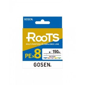 Gosen X8 Roots PE 150 m Multi Color 2.0 PE 8 Örgü Spin İp Misina