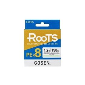 Gosen X8 Roots PE 8 150 mt Açık Yeşil 0.187 mm Örgu Spin İp Misina