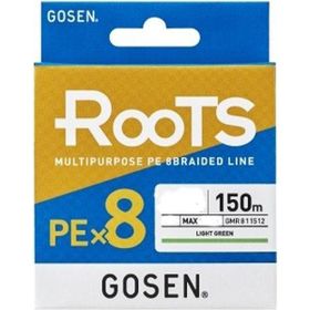 Gosen X8 Roots PE 8 150 mt Açık Yeşil 0.187 mm Örgu Spin İp Misina