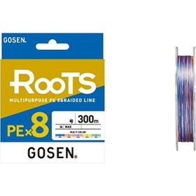 Gosen X8 Roots PE 8 300 mt Multi Color Örgü Spin İp Misina