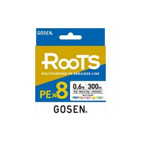 Gosen X8 Roots PE 8 Örgü Spin 300 mt 0.6 PE Multi Color İp Misina