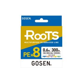 Gosen X8 Roots PE 8 Örgü Spin 300 mt 0.6 PE Multi Color İp Misina