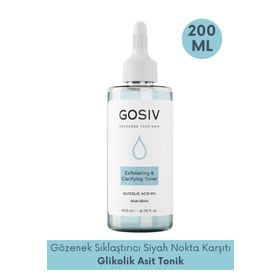 Gosiv Gözenek Sıkılaştırıcı 200 ml Siyah Nokta Karşıtı Tonik