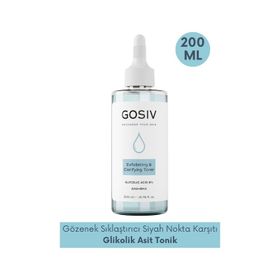 Gosiv Gözenek Sıkılaştırıcı 200 ml Siyah Nokta Karşıtı Tonik