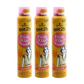 Got2b Fresh It Up Texture 3x200 ml Kuru Şampuan
