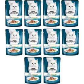 Gourmet 10x85 gr Purina Perle Izgara Ton Balıklı Konserve