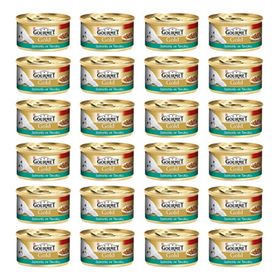 Gourmet 24x85 gr Gold Somon ve Tavuklu Yetişkin Konserve Kedi Maması