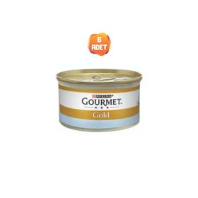 Gourmet 6x85 gr Gold Çifte Lezzet Okyanus ve Ispanaklı Kedi Konserve Maması