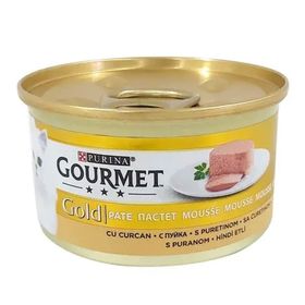Gourmet 85 g Gold Kıyılmış Hindi Kedi Konservesi