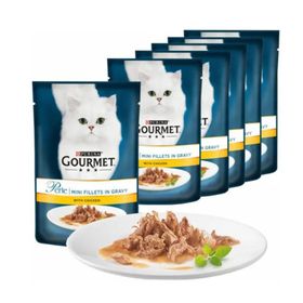 Gourmet 85 gr x12 Adet Izgara Tavuklu Yaş Mama