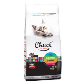 Gourmet Chuck 15 kg Renkli Taneli Yetişkin Kedi Maması
