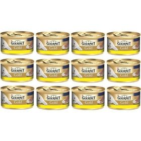 Gourmet Gold 12x85 gr Kıyılmış Tavuklu Yetişkin Kedi Konservesi