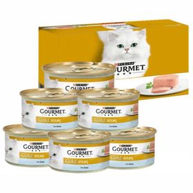Gourmet Gold 6x85 gr Kıyılmış Ton Balıklı Yetişkin Kedi Konservesi