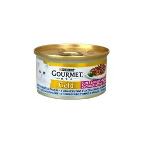 Gourmet Gold 85 gr Çifte Lezzet Okyanus Balıklı ve Sebzeli Kedi Konservesi