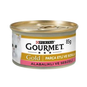 Gourmet Gold Alabalık ve Sebzeli 6x85 gr Yetişkin Kedi Konservesi